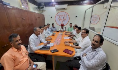 bjp election management committee meeting held regarding preparations for counting of votes
