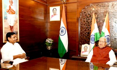 dotasara met the governor at raj bhavan and said that bjp government failed in providing drinking water and electricity in the scorching heat