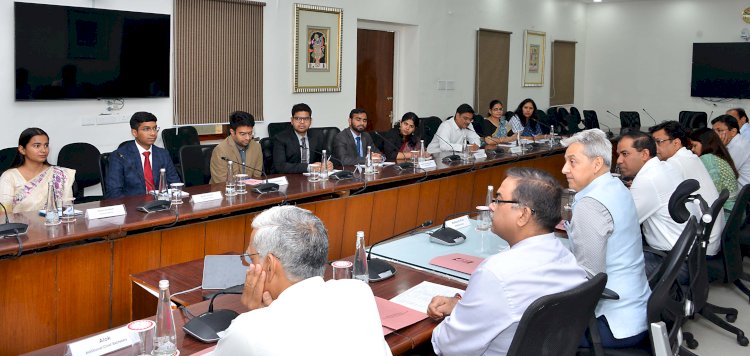 chief secretary interacted with trainee officers of indian administrative service