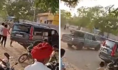 the youth was abducted by threatening to shoot him the criminals came in a camper and scorpio forcibly put him in the car and took him away