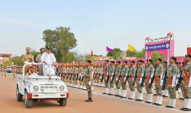 police should work with service spirit and sensitivity   chief minister bhajanlal sharma