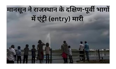 peoples wait is over in rajasthan monsoon enters with a bang