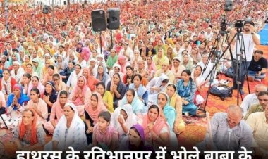 more than 50 people have been killed in a crush at a religious gathering in northern india officials have said