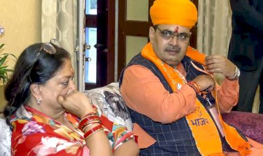bhajan lal sharma meets vasundhara raje