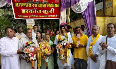 iscon bundi bhagwan jagannath rathyatra utsav