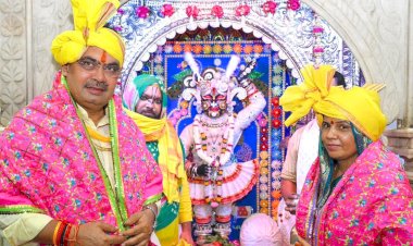 bhajanlal sharma offered prayers on krishna janmashtami