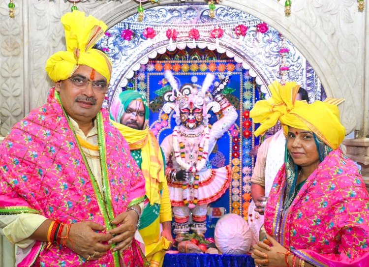 bhajanlal sharma offered prayers on krishna janmashtami