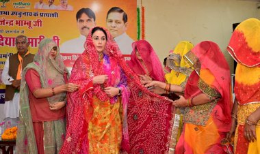 diya kumari campaigns rajendra bhambu jhunjhunu vidhan sabha up chunav