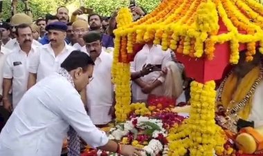 cm bhajan lal sharma paid tribute to mahendra singh mewar