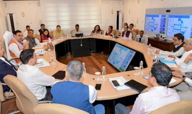 chief minister took review meeting of medical department