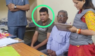 digitization of police in sanchore bribes are taken even on phonepe in rajasthan constable trap in sanchore