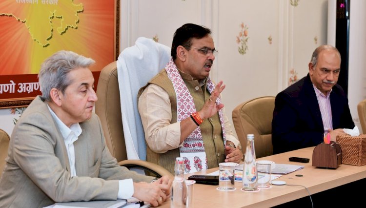 chief minister bhajanlal sharma took review meeting