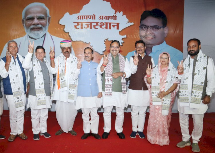 newly elected mla met chief minister bhajanlal sharma