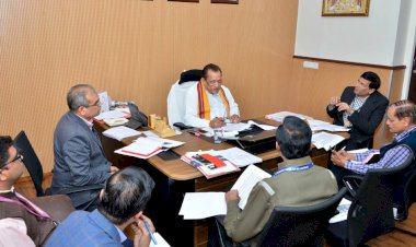 jora ram kumawat held a review meeting of budget announcements
