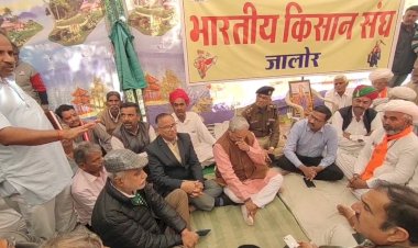 25th day strike of farmers continues for the demand of jawai water