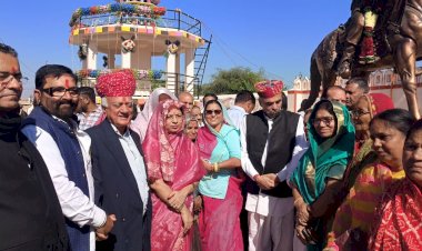 neeraj dangi announced the establishment of a library in mandigarh in desuri pali rajasthan