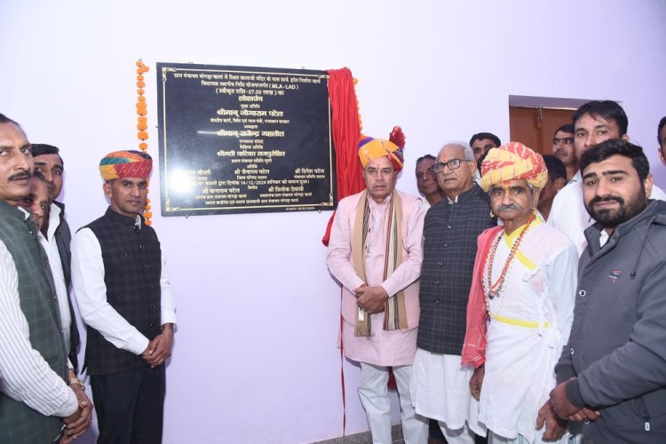 foundation stone laid for development works worth rs 307.27 lakh in jodhpur district