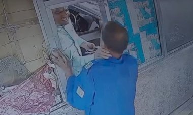 constable strangled and slapped toll worker video goes viral