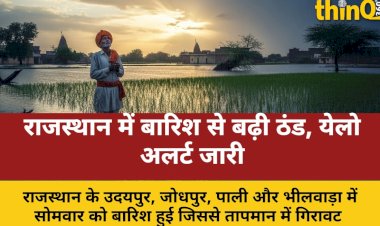 rajasthan rain yellow alert november 5