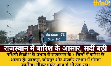 rajasthan 7 districts rain mount abu sikar cold