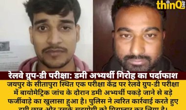 railway group d exam fraud dummy candidate associate arrested