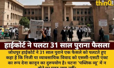 rajasthan high court sc st act private dispute
