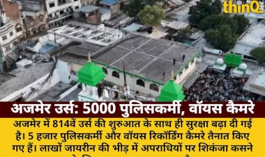 ajmer urs 5 thousand police deployed voice recording cameras monitoring