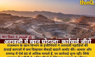 khan vibhag aravali uchai kam dikha khadane banti karwai nahi