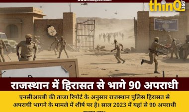 ncrb report 2023 rajasthan tops in criminals escaping police custody