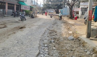 sirohi gaurav path road damage no fir pwd report