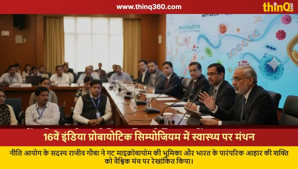 niti aayog rajiv gauba 16th india probiotic symposium gut health
