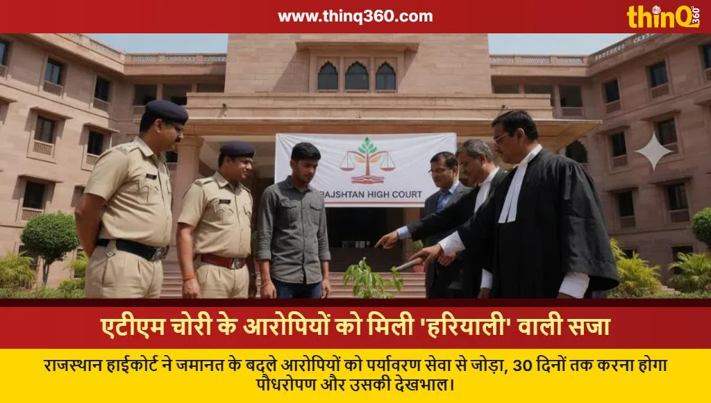 rajasthan high court bail atm theft tree planting order