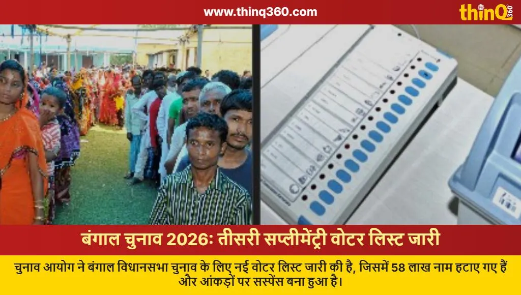 west bengal election 2026 third supplementary voter list released