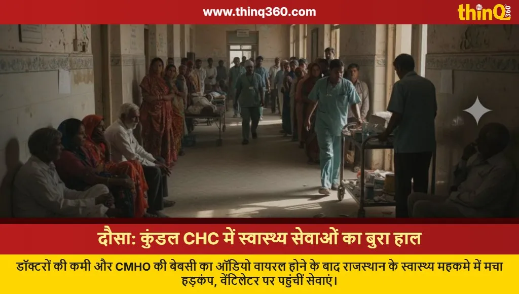 rajasthan dausa kundal chc health crisis cmho viral audio