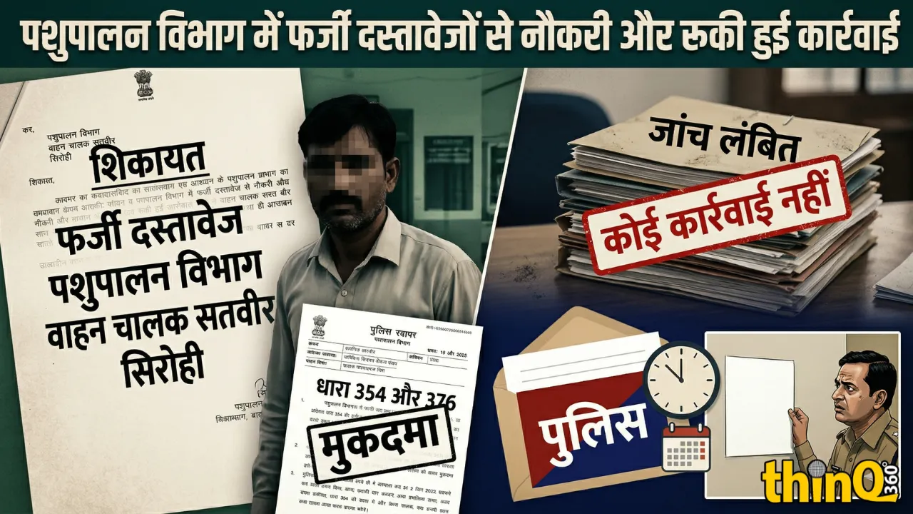 sirohi animal husbandry fake document job scam