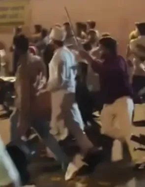 kota wedding brawl rasmalai fight chairs thrown rajasthan