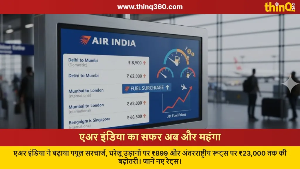air india hikes fuel surcharge domestic international flights price increase