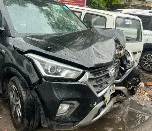 congress mla harish chaudhary daughter car accident jaipur