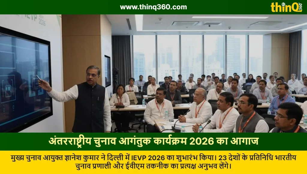 eci launches international election visitor programme 2026 hindi