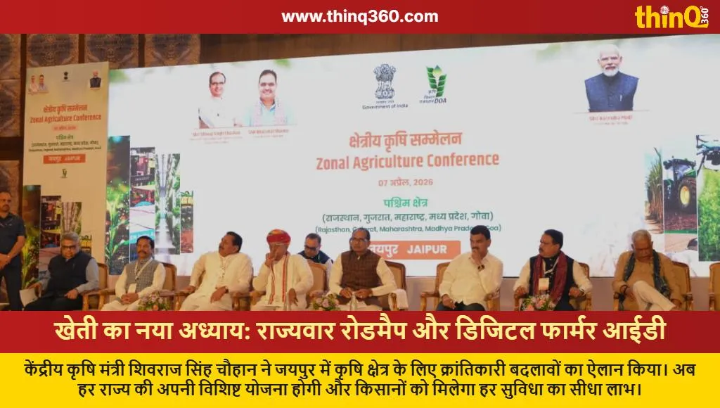 shivraj singh chouhan jaipur regional agriculture conference reforms farmer id