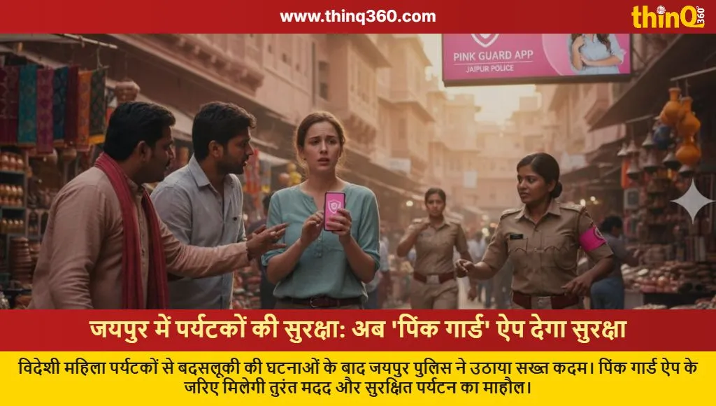 jaipur tourist safety harassment pink guard app