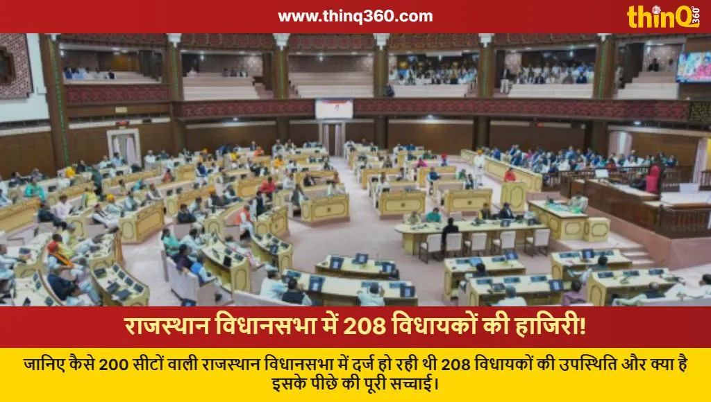 rajasthan assembly 208 mlas attendance controversy jaipur