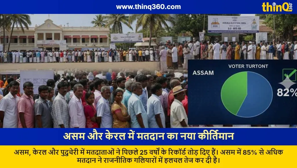 assam kerala puducherry election voter turnout records