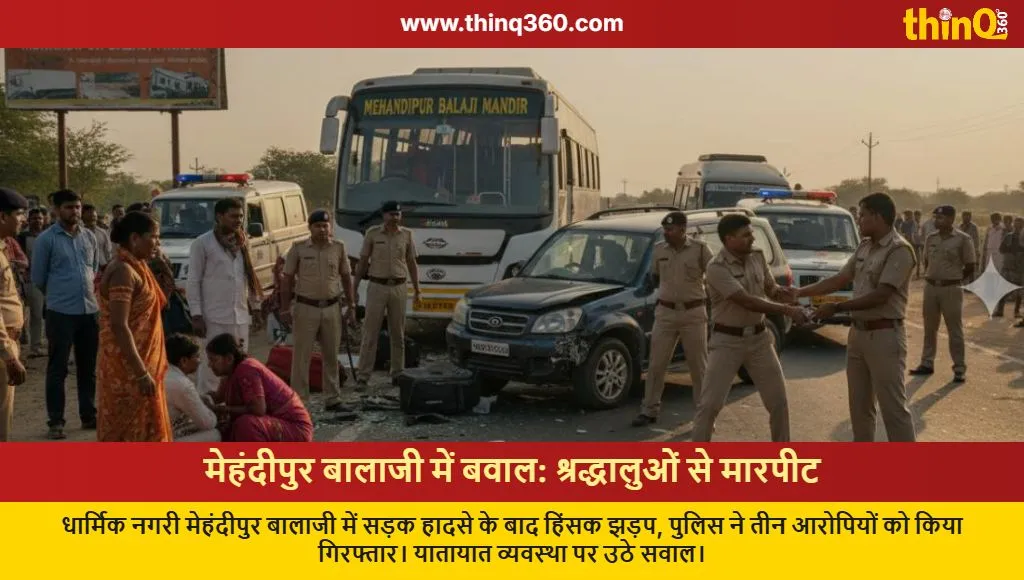 mehandipur balaji violence bus car accident pilgrims assaulted dausa