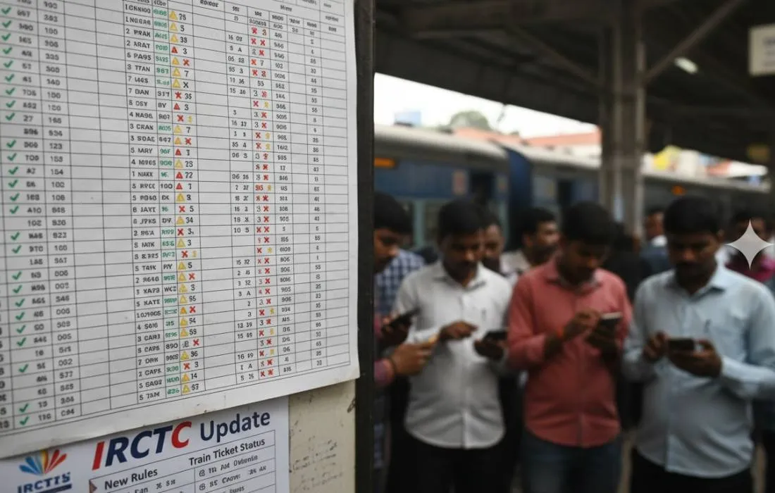 indian railways new reservation chart rules waiting list update