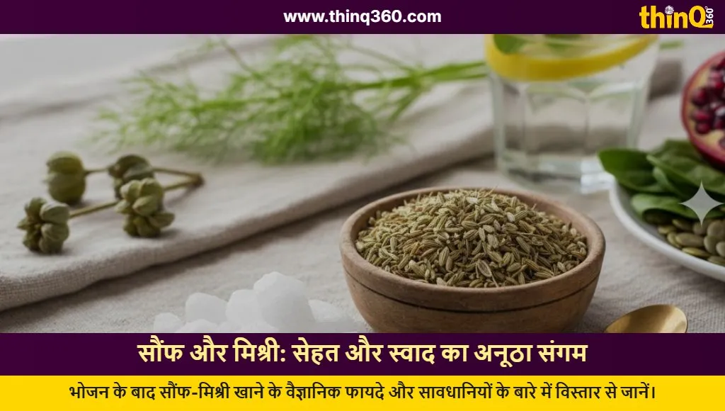 health benefits of fennel seeds and mishri after meals