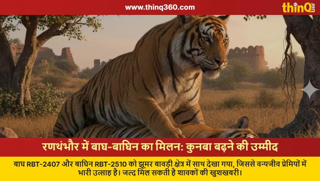 ranthambore tiger rbt 2407 tigress rbt 2510 mating signs