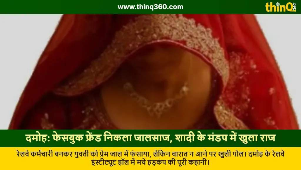 damoh fake groom railway employee fraud facebook marriage scam