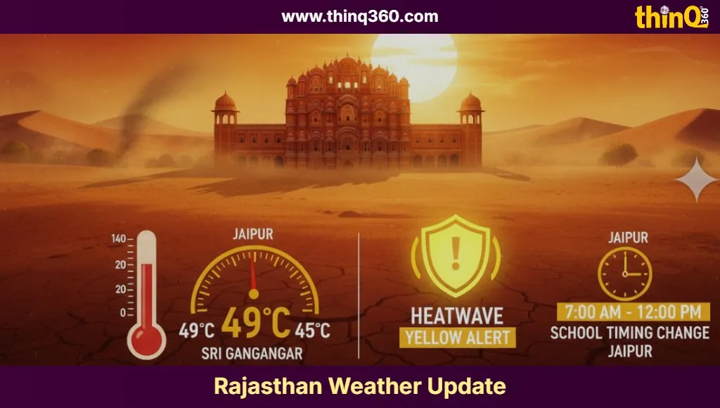 rajasthan weather update heatwave alert jaipur school timings changed