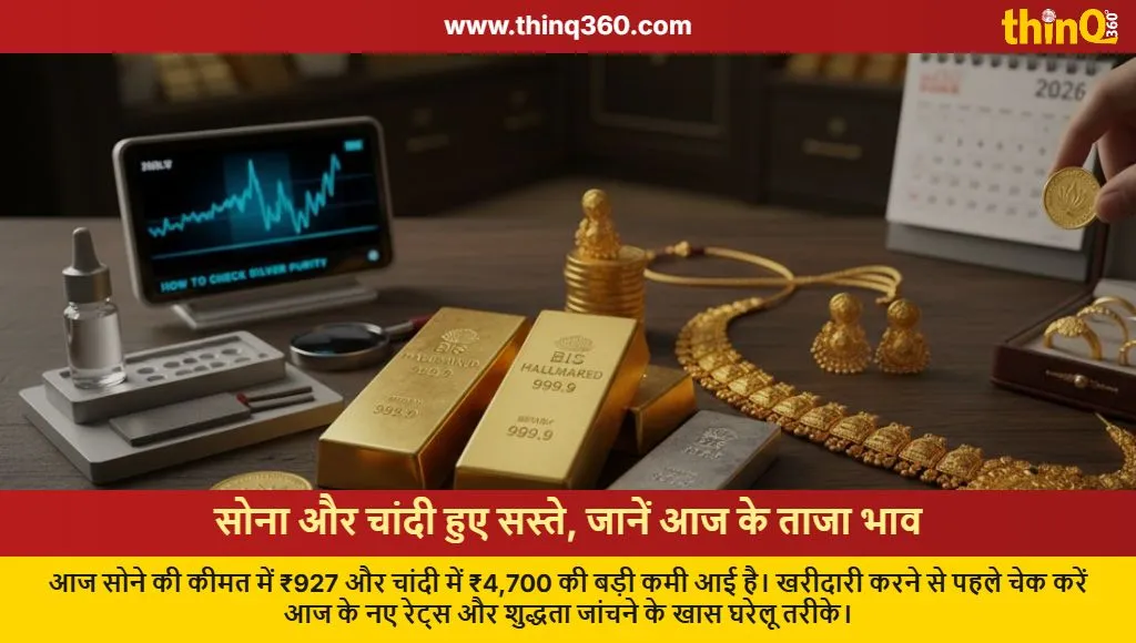 gold silver price drop india today market update